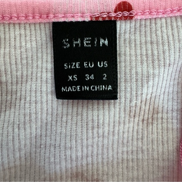 Pink Heart Pattern Tank Top - Picture 5 of 5